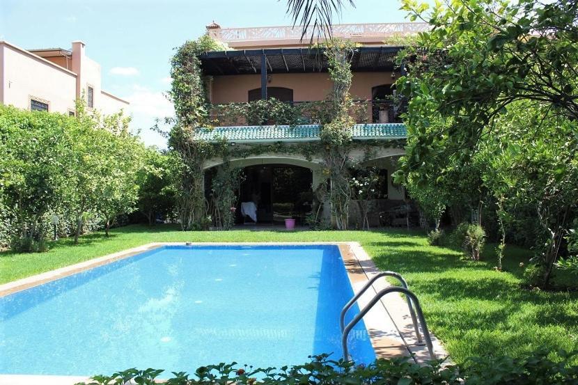Magnifique Villa Avec Piscine Chauffee Que Pour Famille Marrakesz Zewnętrze zdjęcie